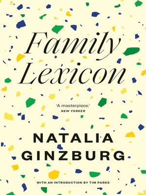 cover image of Family Lexicon